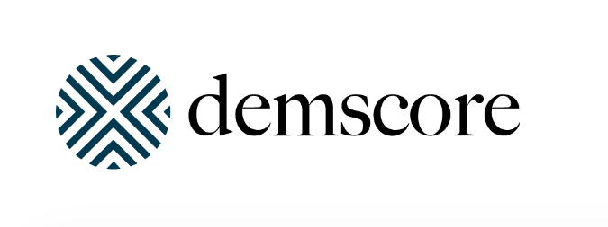 Demscore logo with link to the demscore website.
